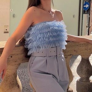 Super cute fluffy top